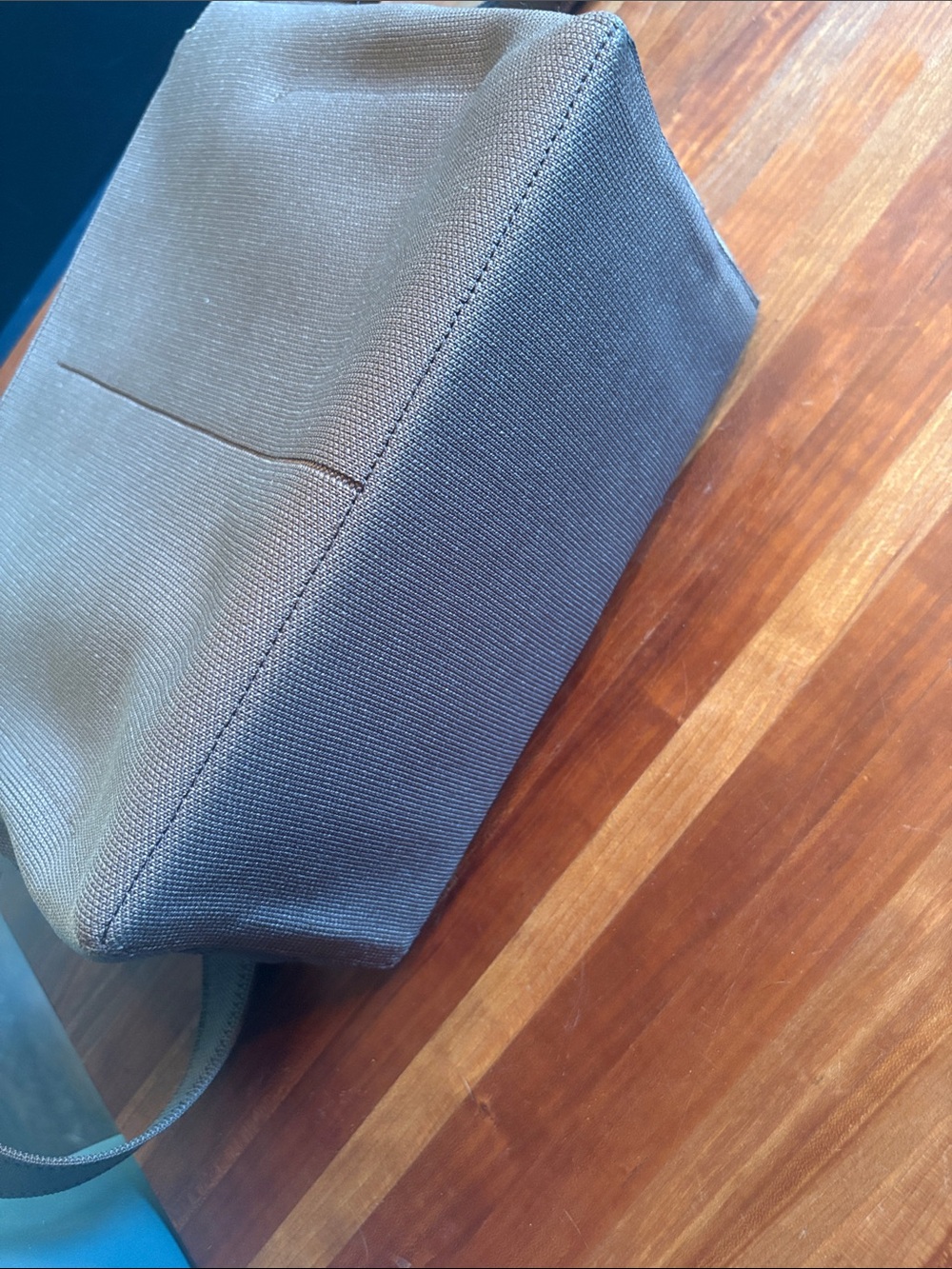 Rothy's Mini Zip Bucket Bag, like new brown - Picture 3 of 4